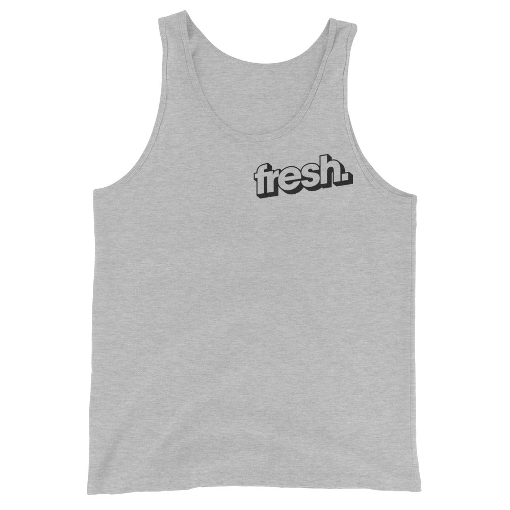 raised logo tank