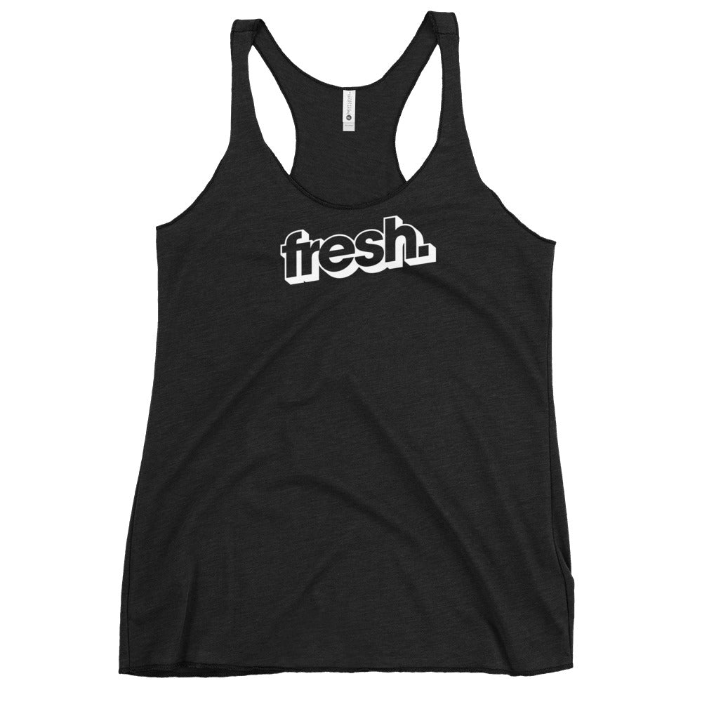 raised logo women's tank